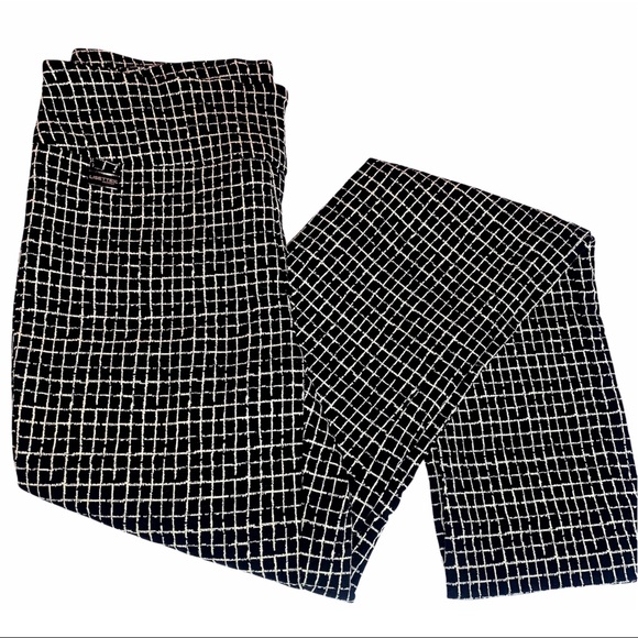 Lisette L Montreal Checked Slim Pants - Picture 3 of 14